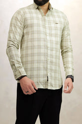 Turbo FearLess Checked Long Sleeve Cotton Casual Shirt